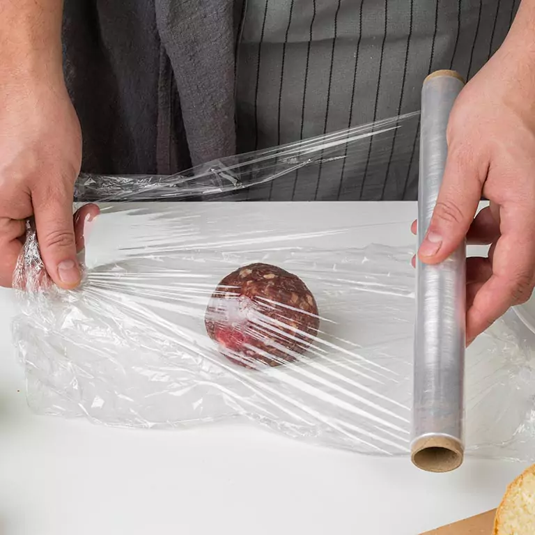 food grade cling film and baking paper