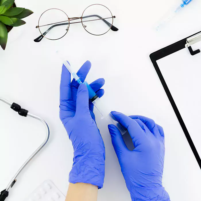 image of disposable gloves